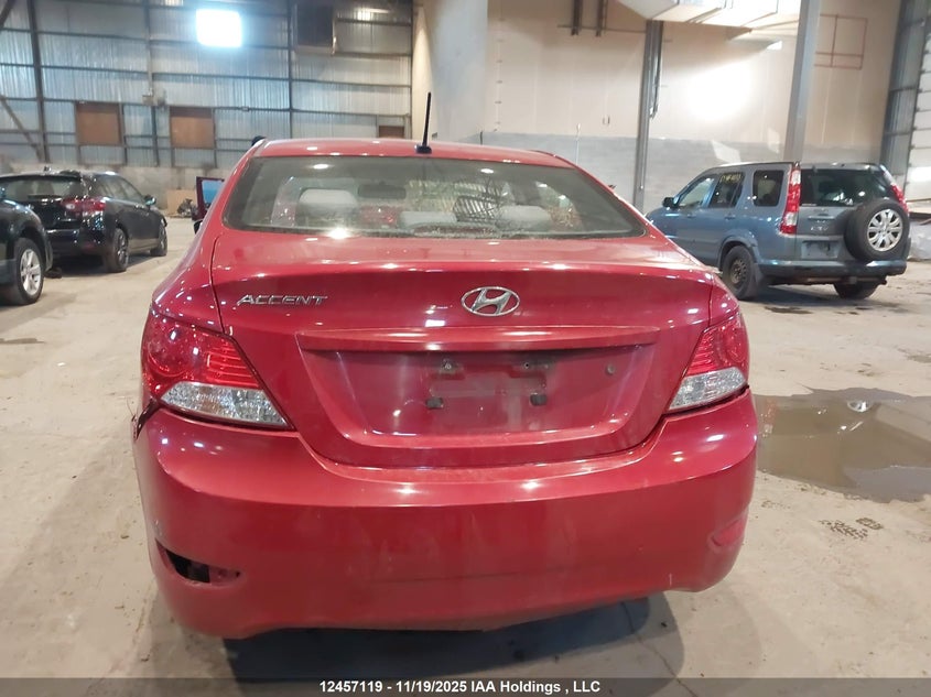 2013 Hyundai Accent VIN: KMHCT4AE2DU380054 Lot: 12457119