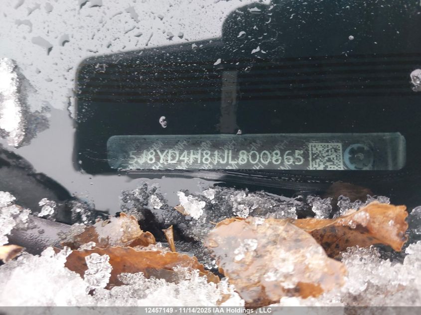 2018 Acura Mdx Advance VIN: 5J8YD4H81JL800865 Lot: 12457149