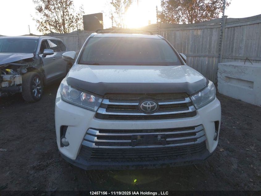 2018 Toyota Highlander Limited/Ltd Platinum VIN: 5TDDZRFH9JS818608 Lot: 12457156