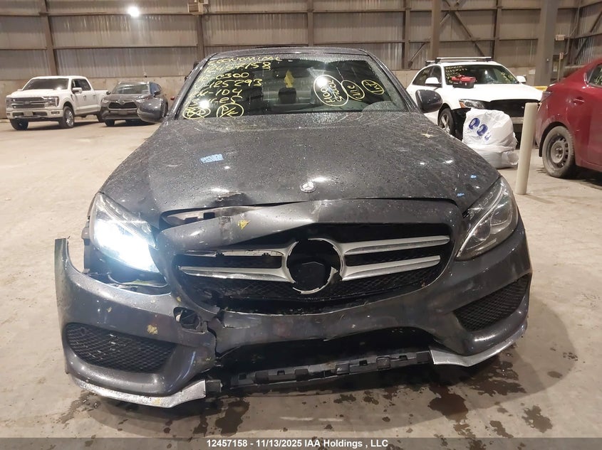 2016 Mercedes-Benz C 300 4Matic VIN: 55SWF4KB5GU125293 Lot: 12457158