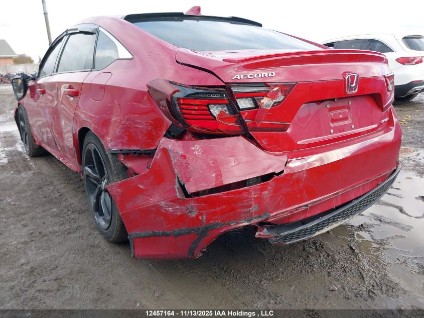 2018 Honda Accord Sport VIN: 1HGCV1F35JA800599 Lot: 12457164