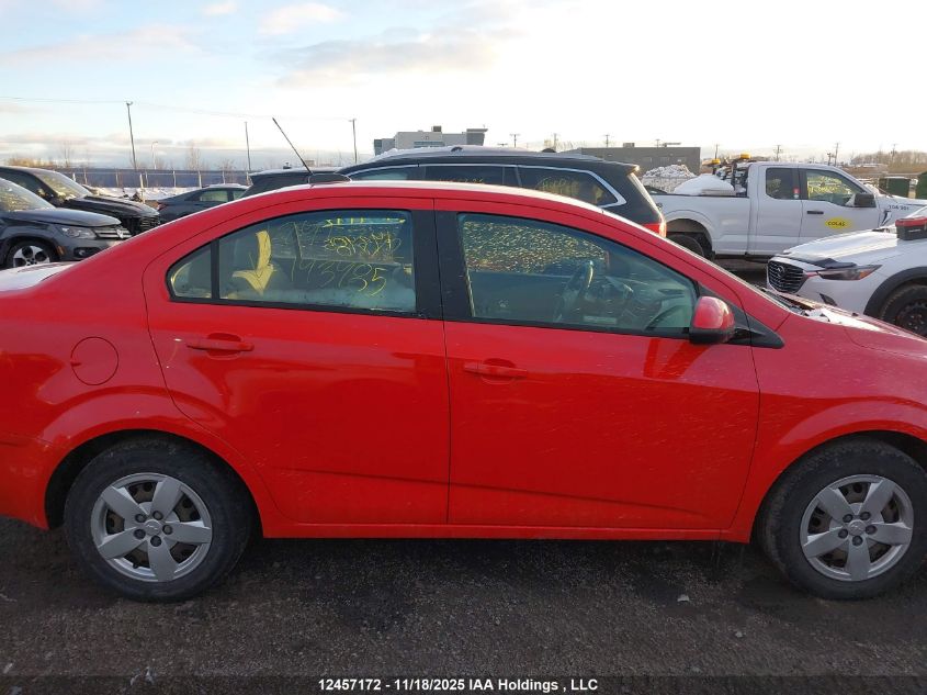 2015 Chevrolet Sonic Ls VIN: 1G1JB5SH5F4143485 Lot: 12457172