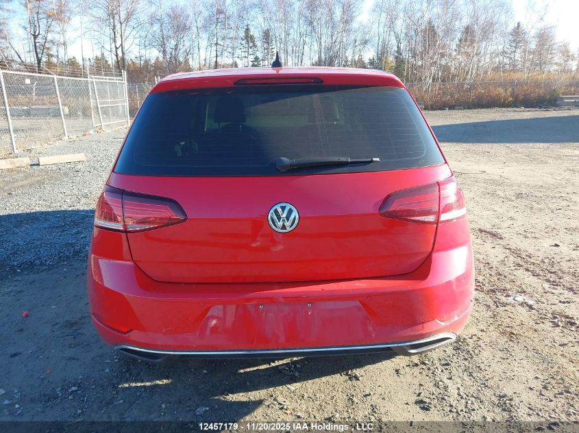 2018 Volkswagen Golf S/Se VIN: 3VWB17AU1JM268633 Lot: 12457179