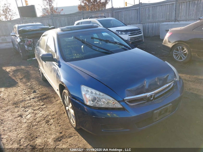 2007 Honda Accord Ex VIN: 1HGCM668X7A801865 Lot: 12457221