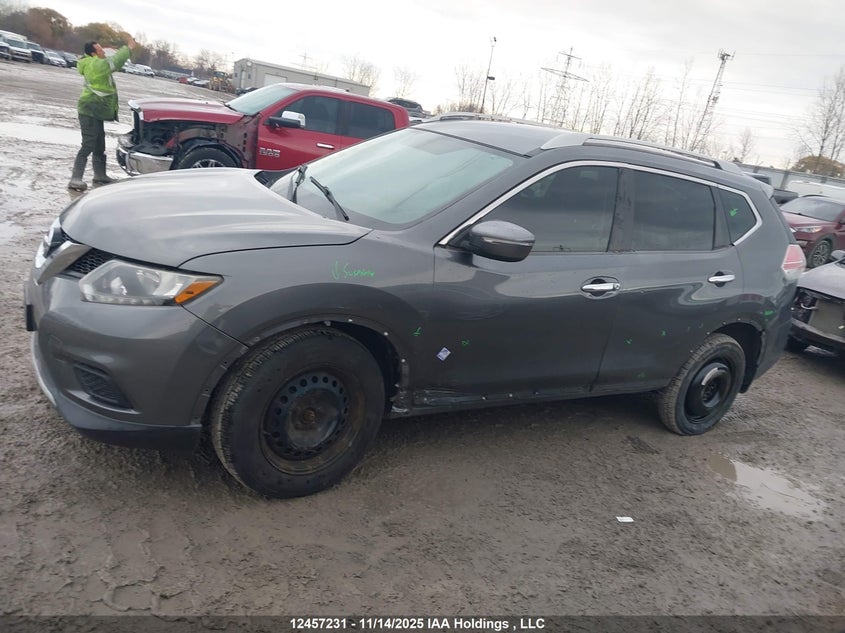 2014 Nissan Rogue S/Sl/Sv VIN: 5N1AT2MV4EC846078 Lot: 12457231