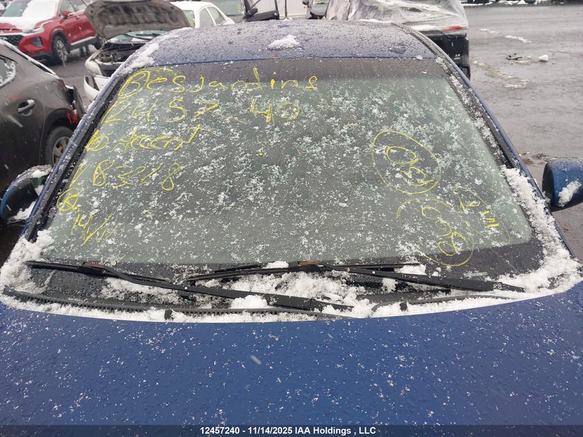 2010 Hyundai Accent Se VIN: KMHCN3BC3AU183228 Lot: 12457240