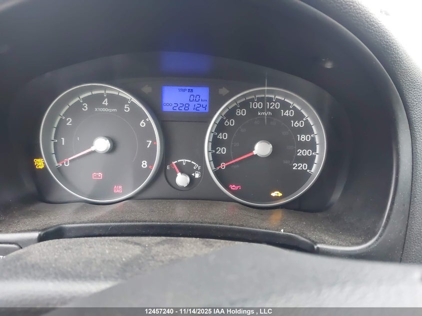 2010 Hyundai Accent Se VIN: KMHCN3BC3AU183228 Lot: 12457240