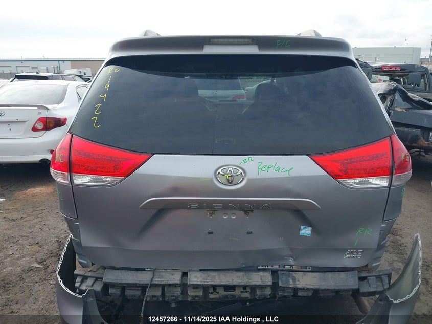 2012 Toyota Sienna Xle 7 Passenger VIN: 5TDDK3DC9CS033341 Lot: 12457266