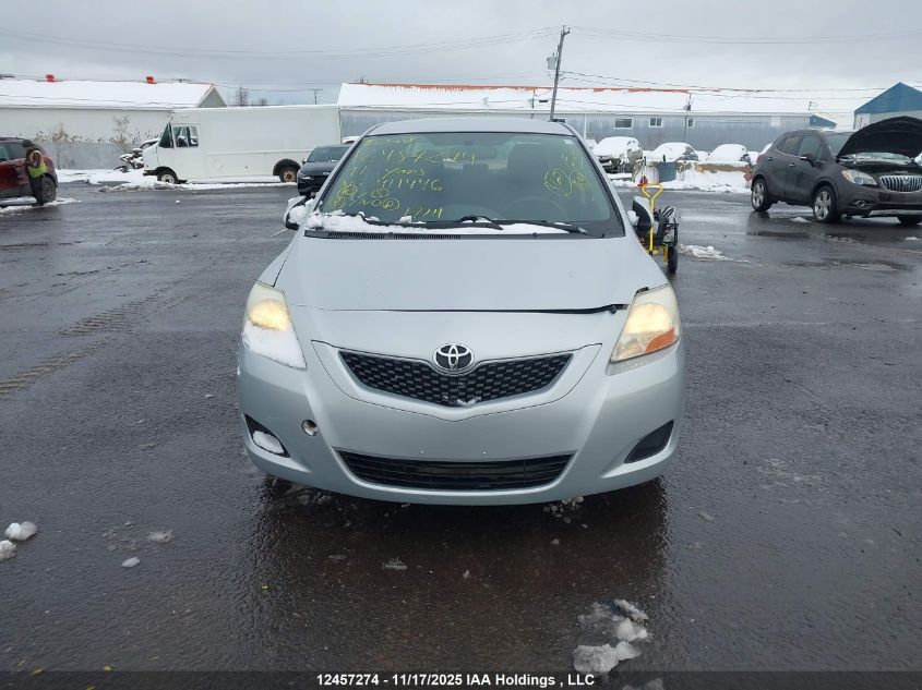 2011 Toyota Yaris VIN: JTDBT4K36B1411446 Lot: 12457274