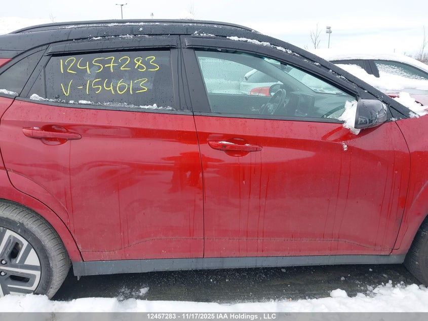 2022 Hyundai Kona Electric Preferred With Two-Tone Roof VIN: KM8K23AG6NU154613 Lot: 12457283