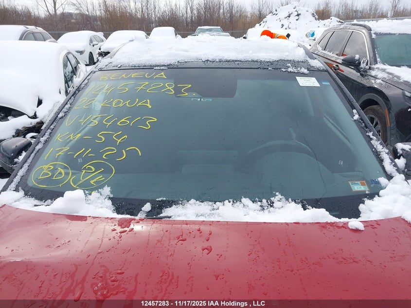 2022 Hyundai Kona Electric Preferred With Two-Tone Roof VIN: KM8K23AG6NU154613 Lot: 12457283