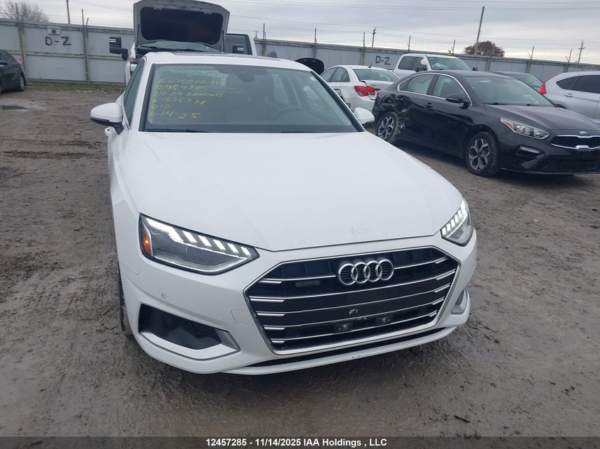 2024 Audi A4 Komfort 45 VIN: WAUAAAF49RN005776 Lot: 12457285
