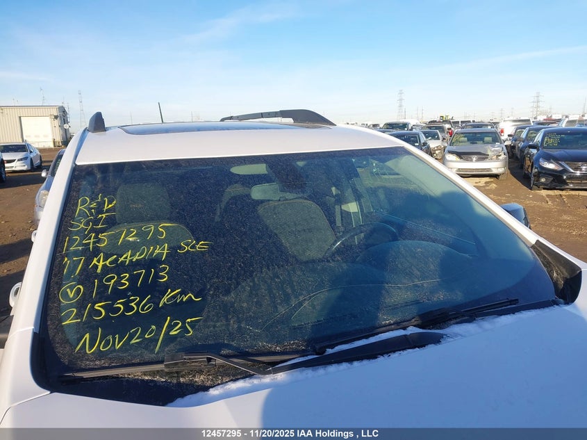 2017 GMC Acadia Sle-2 VIN: 1GKKNTLS6HZ193713 Lot: 12457295