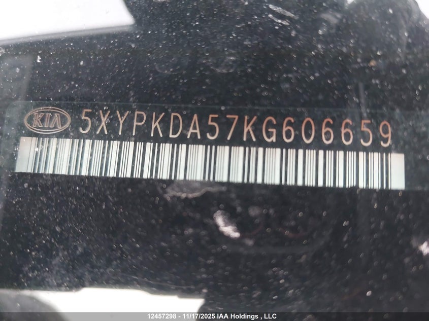 5XYPKDA57KG606659 2019 KIA SORENTO photo no. 19