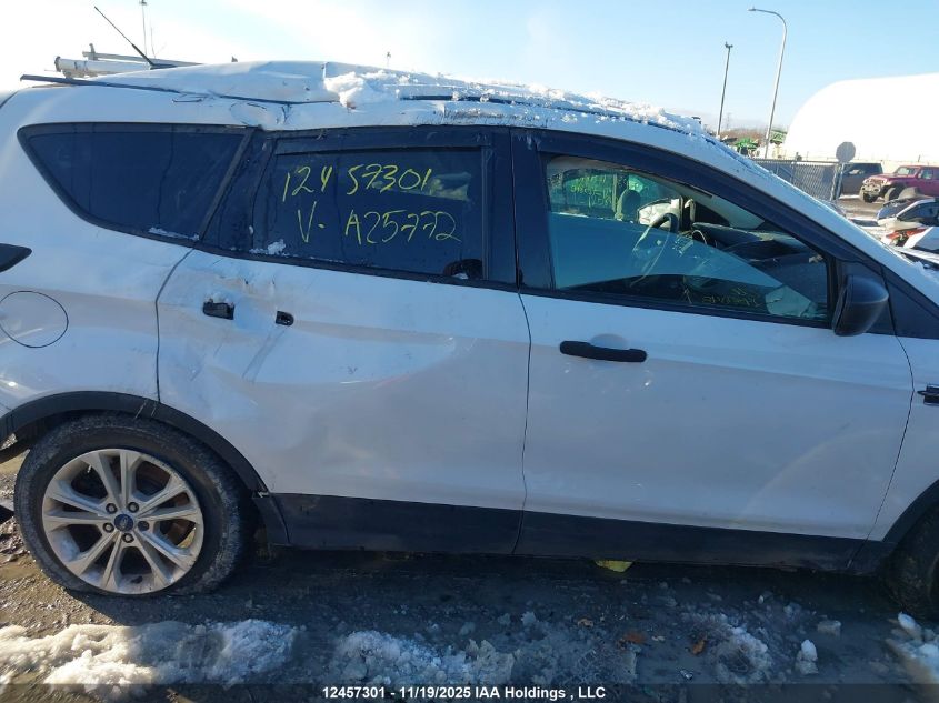 2018 Ford Escape S VIN: 1FMCU0F76JUA25772 Lot: 12457301