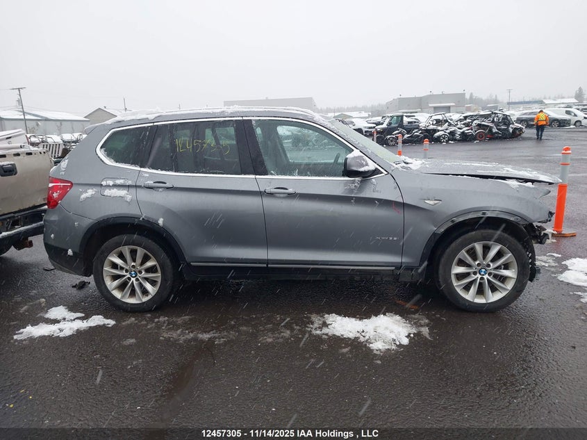 2013 BMW X3 xDrive35I VIN: 5UXWX7C52DL979626 Lot: 12457305