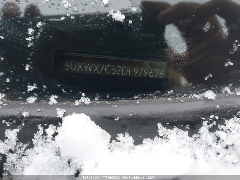 2013 BMW X3 xDrive35I VIN: 5UXWX7C52DL979626 Lot: 12457305