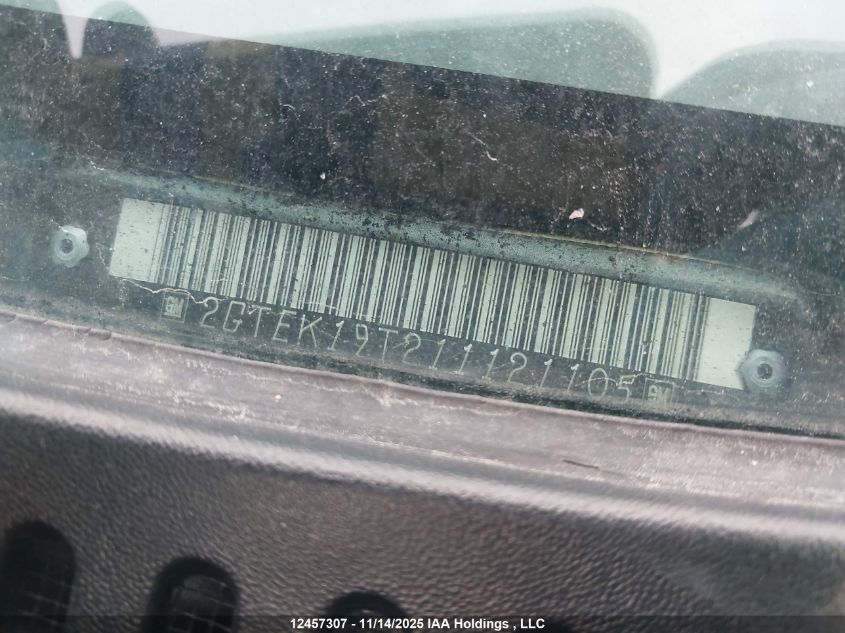 2001 GMC Sierra 1500 Sl/Sle/Slt VIN: 2GTEK19T211121105 Lot: 12457307