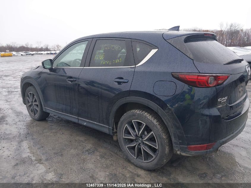 2017 Mazda Cx-5 Grand Touring VIN: JM3KFBDLXH0209207 Lot: 12457339