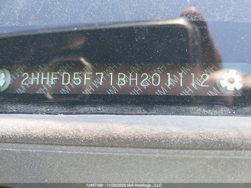 2011 Acura Csx Technology VIN: 2HHFD5F71BH201112 Lot: 12457350