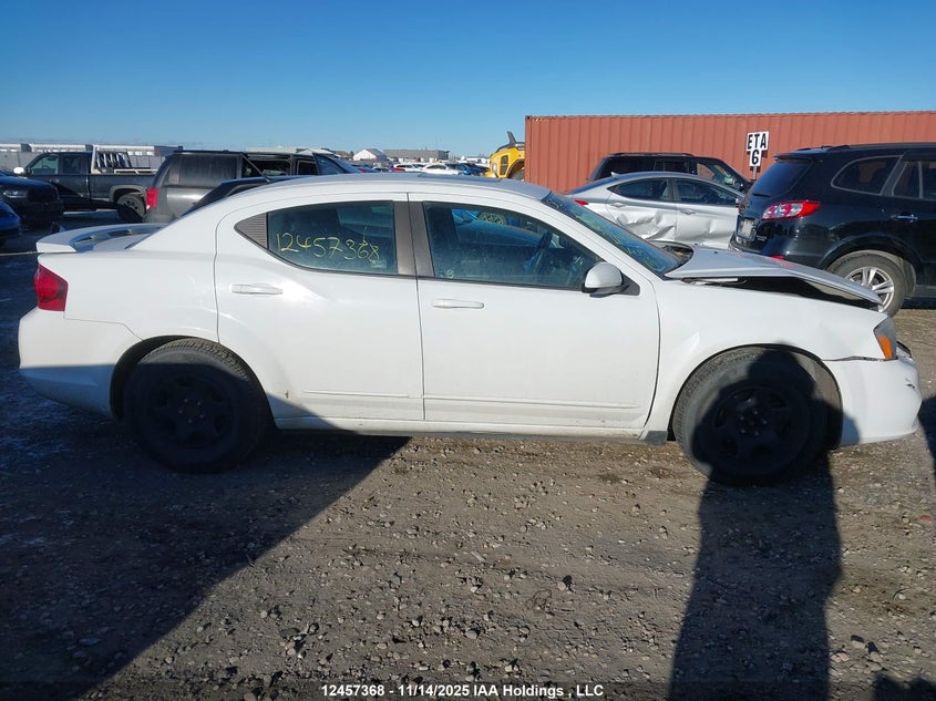 2012 Dodge Avenger Sxt VIN: 1C3CDZCB8CN251394 Lot: 12457368