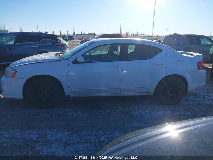 2012 Dodge Avenger Sxt VIN: 1C3CDZCB8CN251394 Lot: 12457368