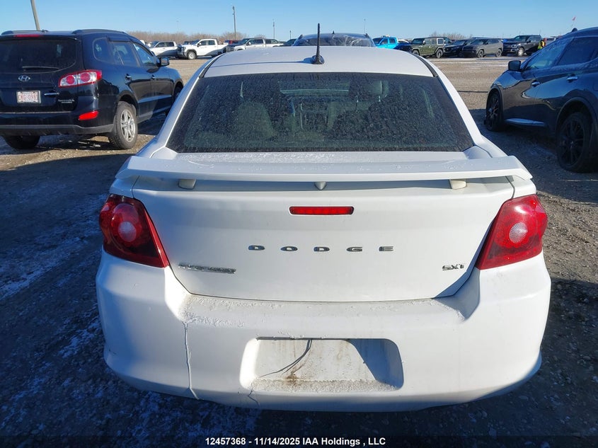 2012 Dodge Avenger Sxt VIN: 1C3CDZCB8CN251394 Lot: 12457368