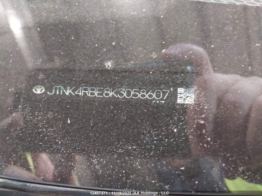 JTNK4RBE8K3058607 2019 TOYOTA COROLLA photo no. 19