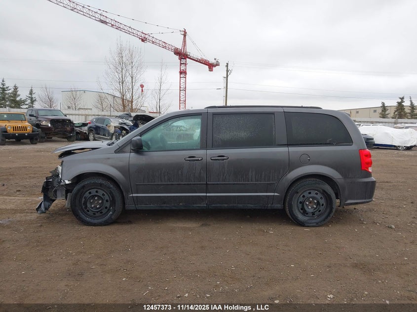 2C4RDGBG5GR317514 2016 Dodge Caravan 3.6 Grand Se grey