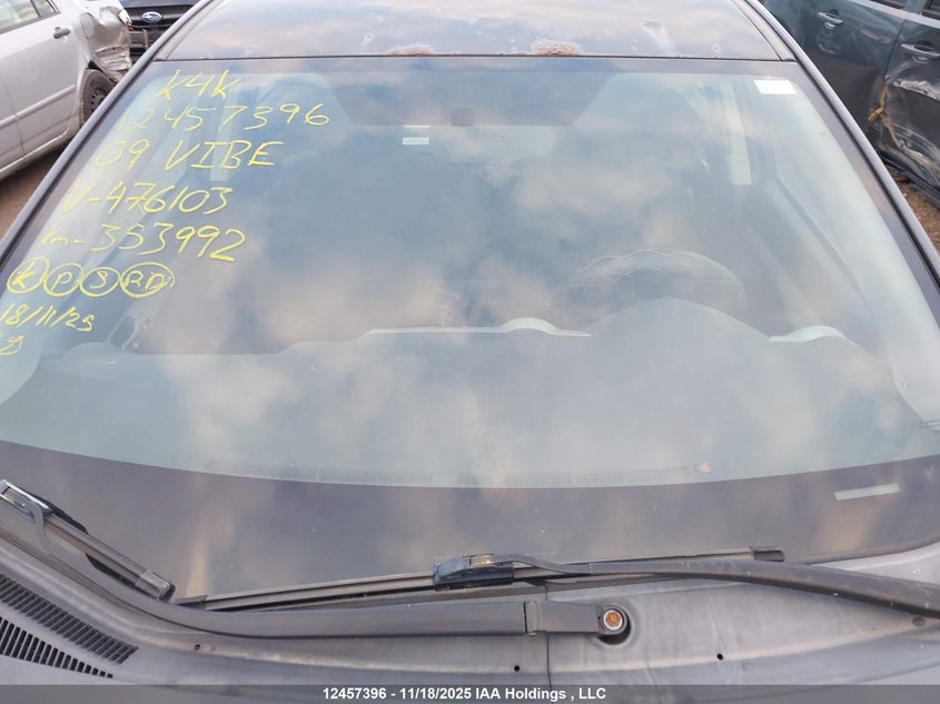 2009 Pontiac Vibe VIN: 5Y2SP67019Z476103 Lot: 12457396