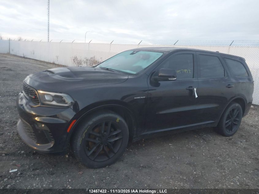 2021 Dodge Durango R/T VIN: 1C4SDJCT6MC609624 Lot: 12457422