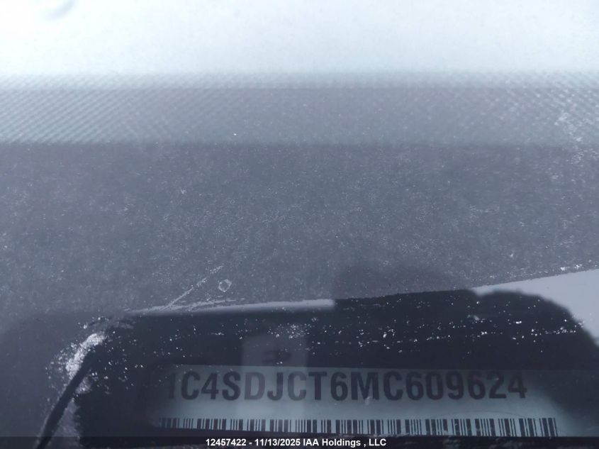 2021 Dodge Durango R/T VIN: 1C4SDJCT6MC609624 Lot: 12457422