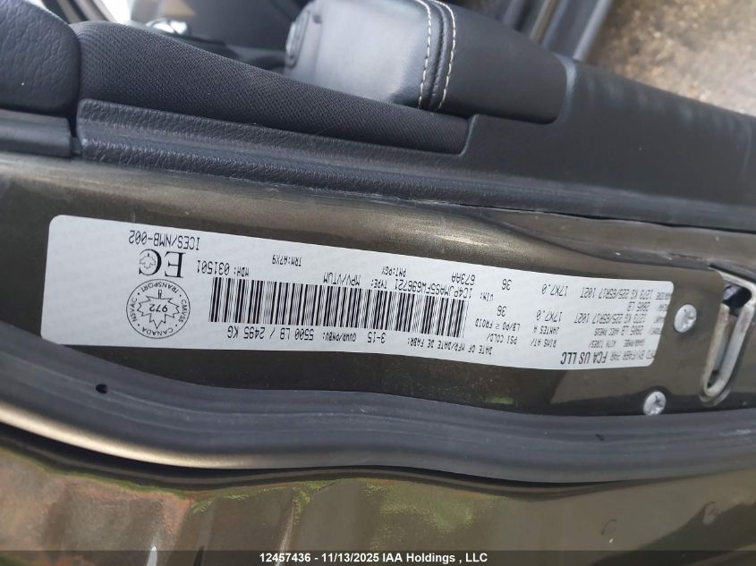 2015 Jeep Cherokee Sport VIN: 1C4PJMAS5FW696721 Lot: 12457436