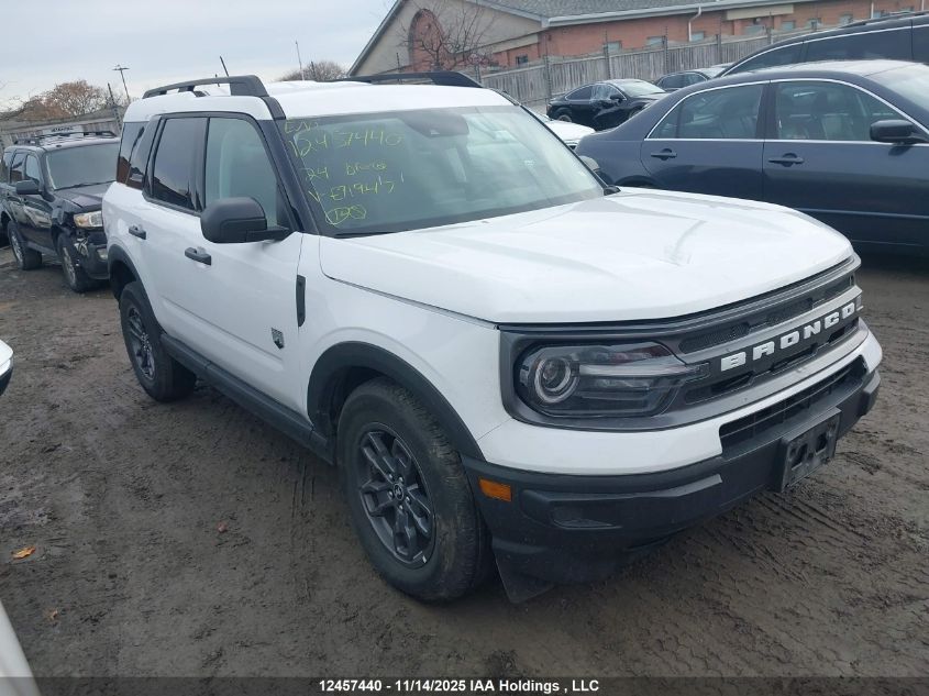 2024 Ford Bronco Sport Big Bend VIN: 3FMCR9B61RRE71947 Lot: 12457440