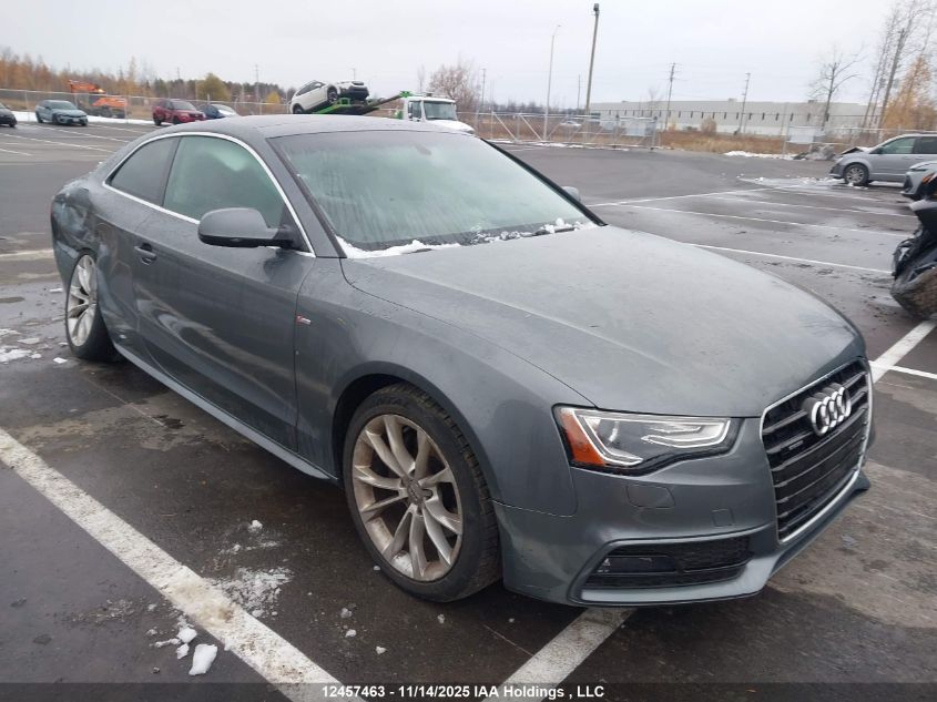 2015 Audi A5 Progressiv VIN: WAUDFBFR5FA001811 Lot: 12457463