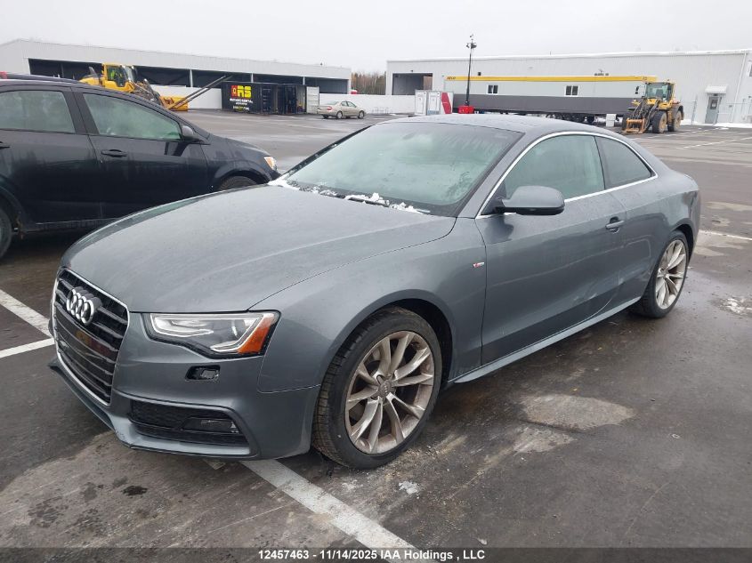 2015 Audi A5 Progressiv VIN: WAUDFBFR5FA001811 Lot: 12457463