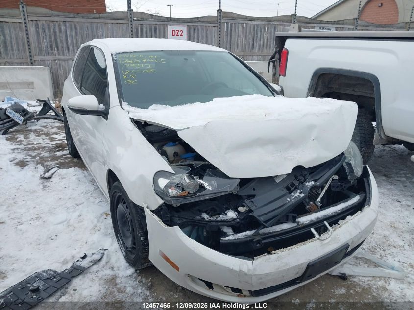 2012 Volkswagen Golf VIN: WVWBA7AJ2CW179312 Lot: 12457465