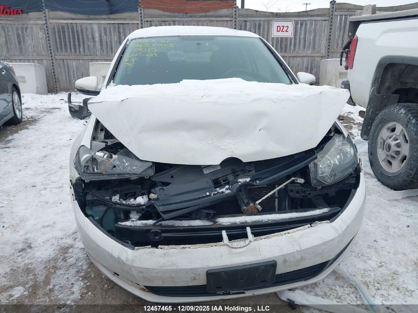 2012 Volkswagen Golf VIN: WVWBA7AJ2CW179312 Lot: 12457465