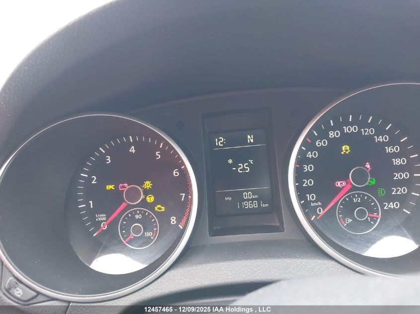 2012 Volkswagen Golf VIN: WVWBA7AJ2CW179312 Lot: 12457465