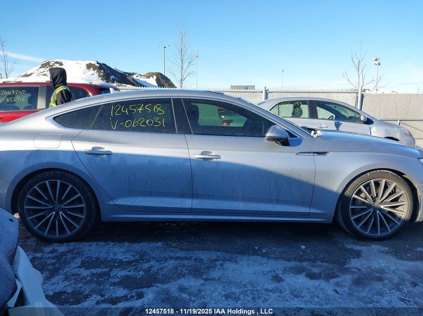 2019 Audi A5 Sportback VIN: WAUBNCF5XKA062031 Lot: 12457518