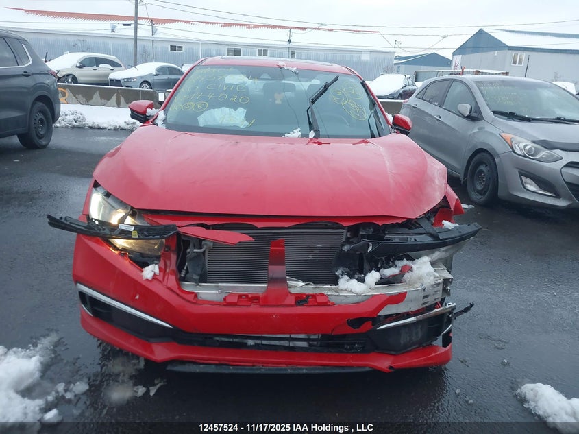 2020 Honda Civic VIN: 2HGFC2F79LH014420 Lot: 12457524