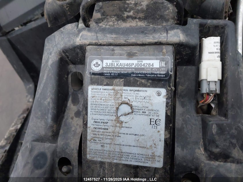 3JBLKAU46PJ004284 2023 CAN-AM/ BRP OUTLANDER photo no. 9