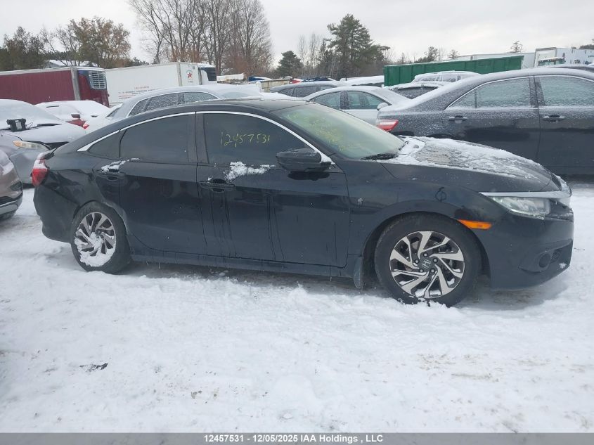 2018 Honda Civic Se VIN: 2HGFC2F65JH034541 Lot: 12457531