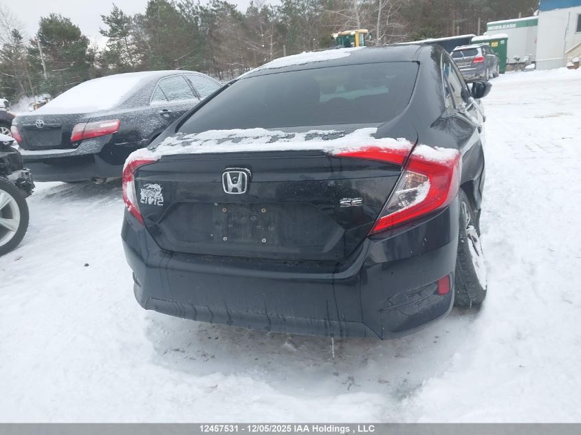 2018 Honda Civic Se VIN: 2HGFC2F65JH034541 Lot: 12457531