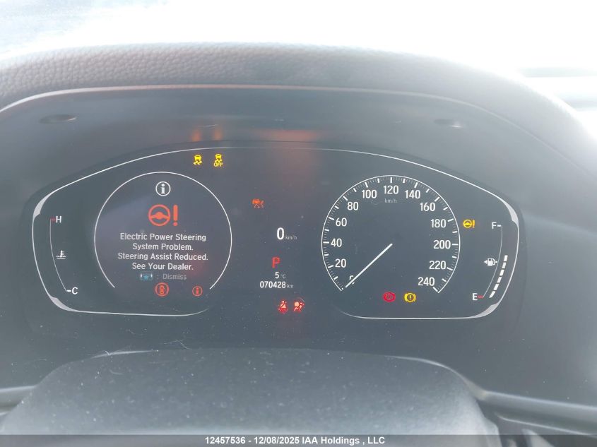 2022 Honda Accord Touring 2.0T VIN: 1HGCV2F91NA800566 Lot: 12457536