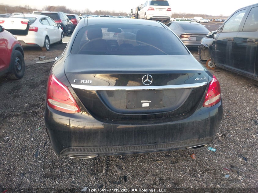 2016 Mercedes-Benz C 300 4Matic VIN: 55SWF4KBXGU171928 Lot: 12457541