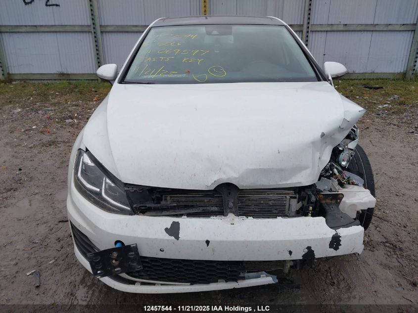 2016 Volkswagen Golf 1.8 Tsi Comfortline/1.8 Tsi Highline/1.8 Tsi Trendline VIN: 3VW217AU2GM069597 Lot: 12457544