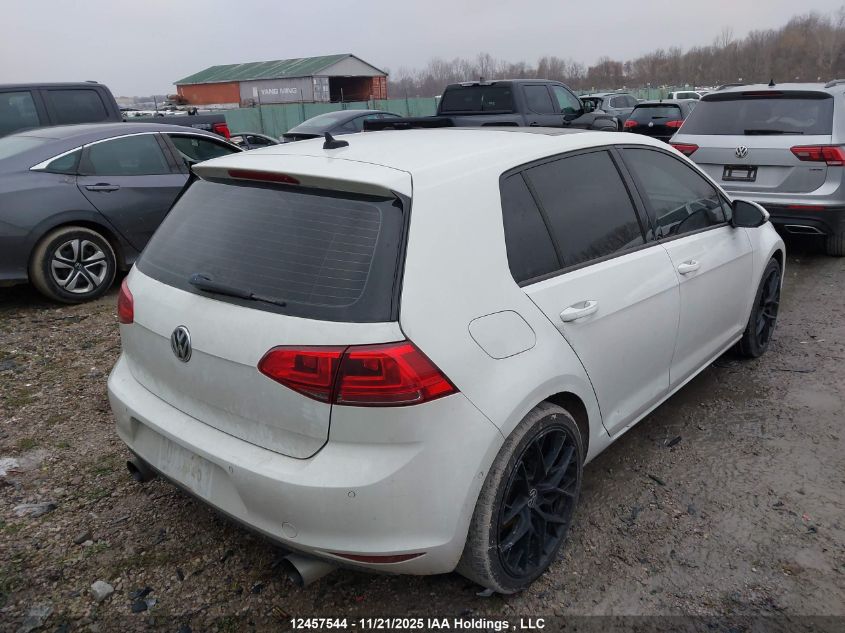 2016 Volkswagen Golf 1.8 Tsi Comfortline/1.8 Tsi Highline/1.8 Tsi Trendline VIN: 3VW217AU2GM069597 Lot: 12457544