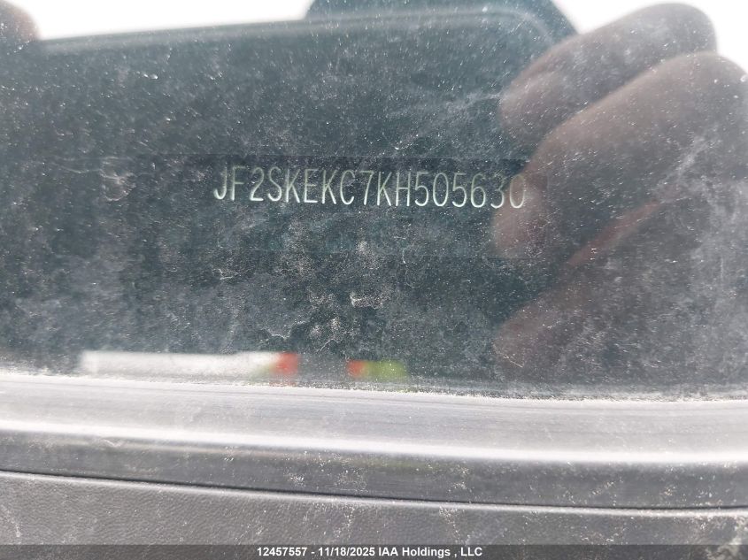 2019 Subaru Forester Sport VIN: JF2SKEKC7KH505630 Lot: 12457557