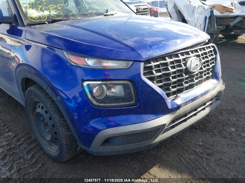 2021 Hyundai Venue Sel/Denim VIN: KMHRC8A36MU093235 Lot: 12457577